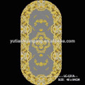 oblong emboss lace table cloth